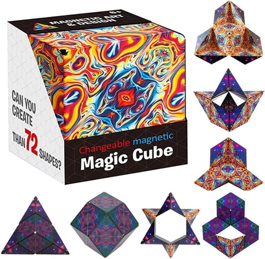 Shape shifting magic cube puzzle for kids develops problem solving - Little Rooots