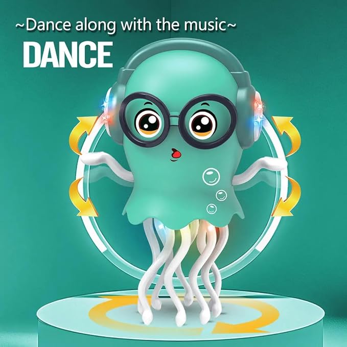 Glowing jellyfish toy silent operation BPA-free for babies - Little Rooots