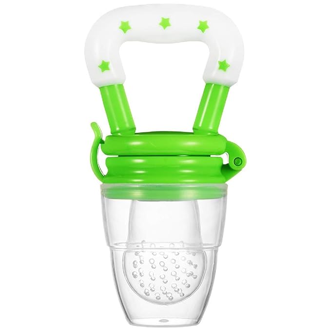 Baby fruit feeder nipple detail view food-safe silicone - Little Rooots