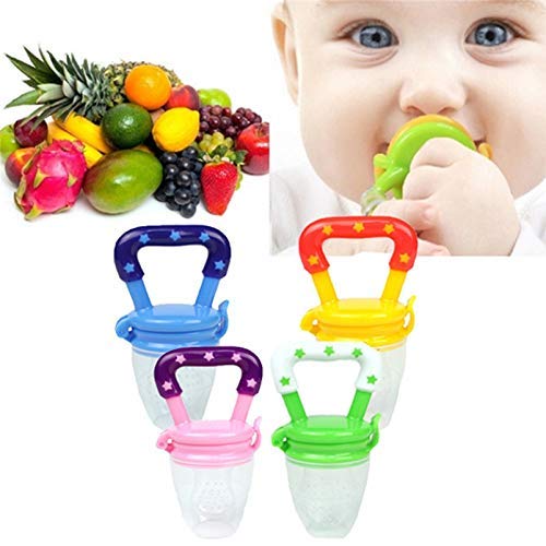 Fruit feeder nipple for baby solid food introduction - Little Rooots