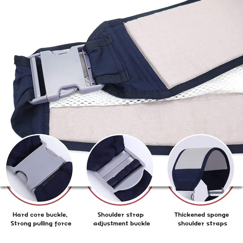 Adjustable baby sling carrier for newborn hands-free babywearing - Little Rooots