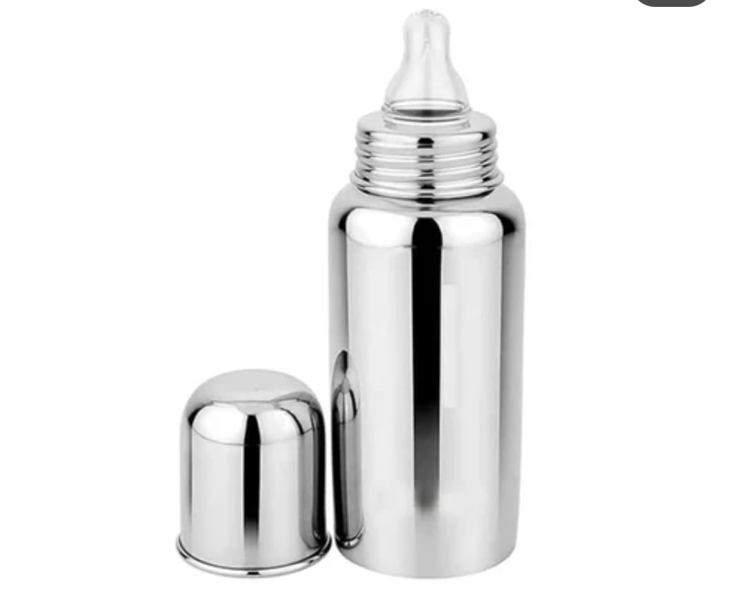 Food-grade stainless steel bottle soft silicone nipple - Little Rooots