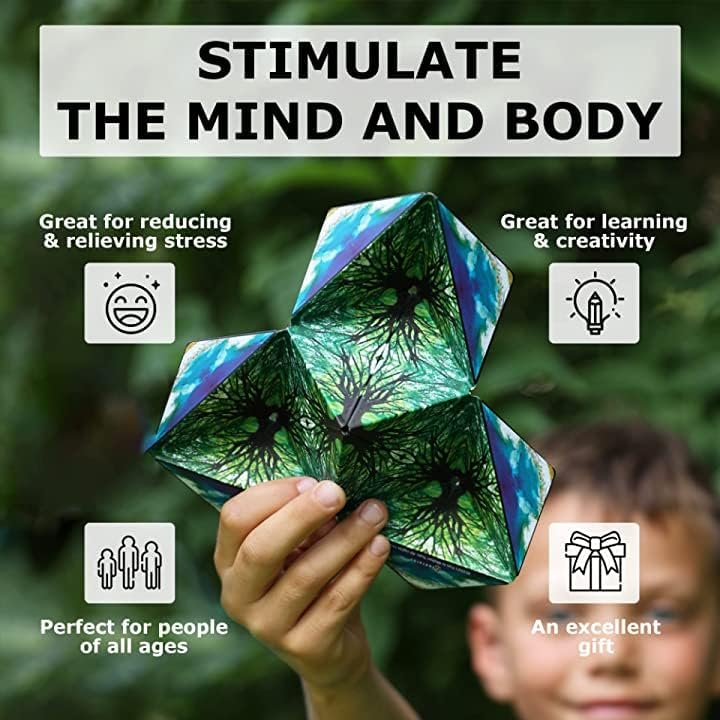 Shape shifting cube puzzle for children problem solving toy - Little Rooots