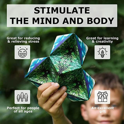 Shape shifting cube puzzle for children problem solving toy - Little Rooots
