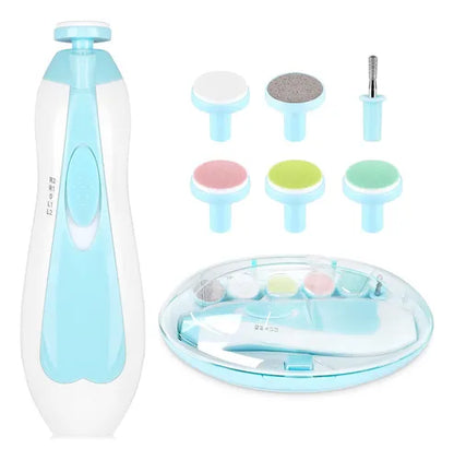 Baby electric nail trimmer with quiet motor - safe for newborns - Little Rooots