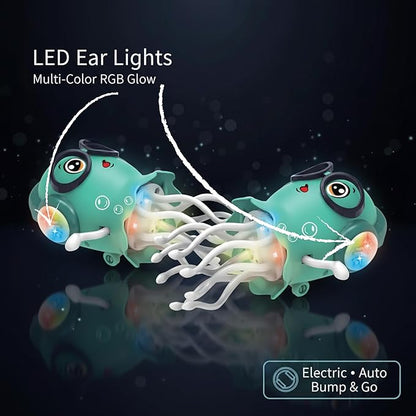 Sensory jellyfish light toy for toddler bedtime - Little Rooots