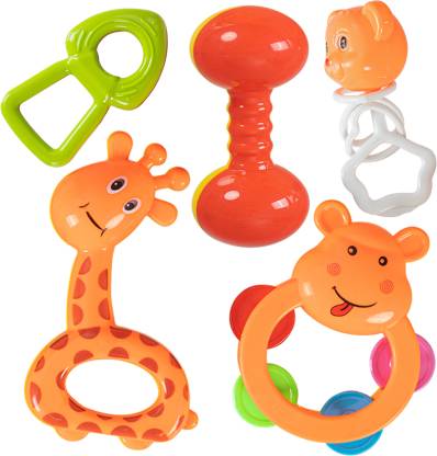 Baby rattle lightweight easy grip for newborn hands - Little Rooots