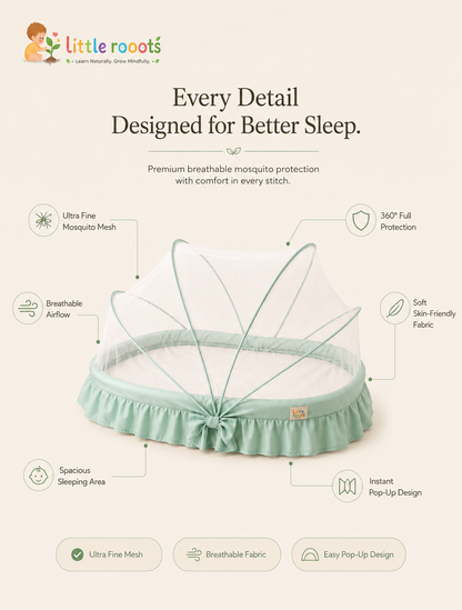 Every detail designed for better sleep - Baby Mosquito Net - Little Rooots